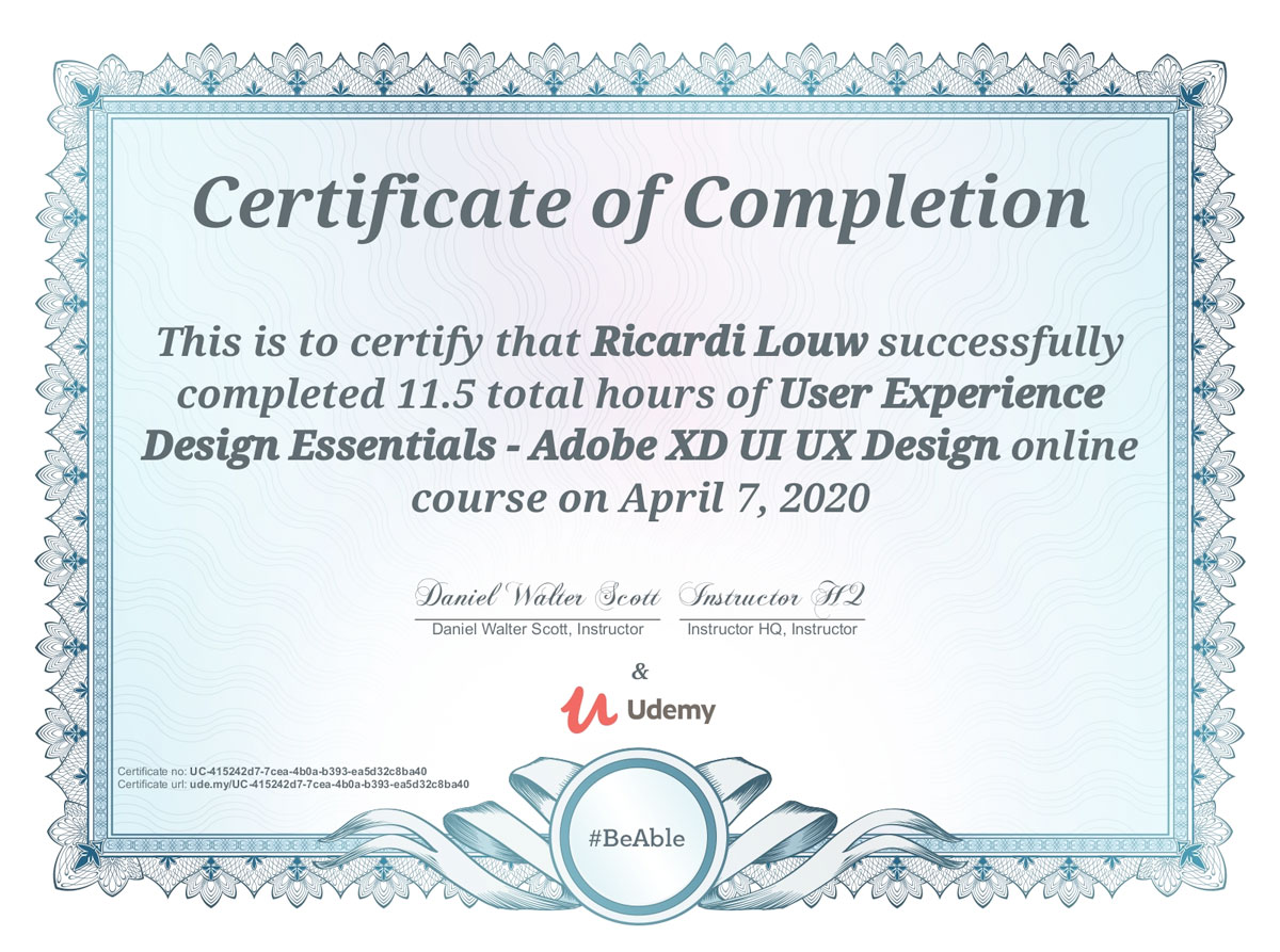 User Experience Design Essentials - Adobe XD UI UX Design